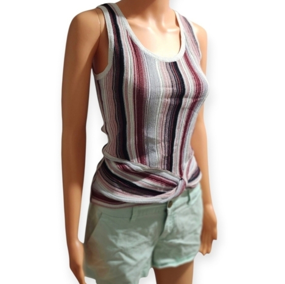 INC International Concepts Multicolor Striped Tank Top. Size M. - Picture 6 of 9